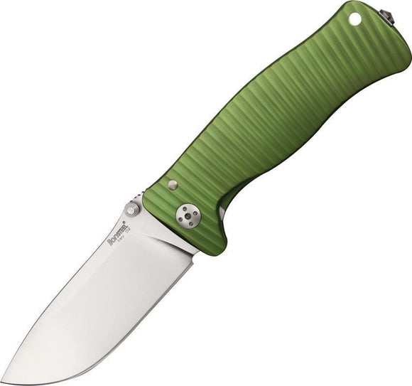 Lion Steel Molletta D2 Steel Tool Green Aluminum Folding Pocket Knife