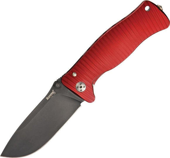 Lion Steel Molletta D2 Steel Tool Red Aluminum Folding Pocket Knife