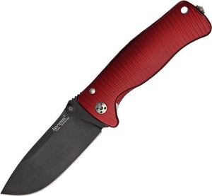 Lion Steel SR Mini Molleta Framelock Red Sleipner Steel RotoBlock Knife