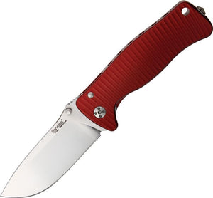 Lion Steel SR Mini Molleta Framelock Red Sleipner Steel Satin Knife