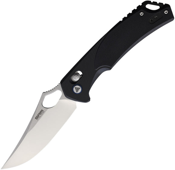 SRM Knives 9202 Black G10 Ambi Lock Folding D2 Knife 9202