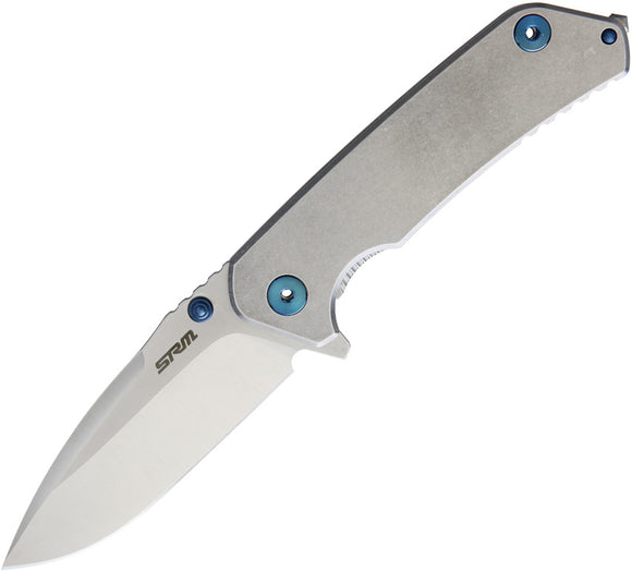 SRM Knives SRM 9008 Stonewash Framelock Folding Knife 919