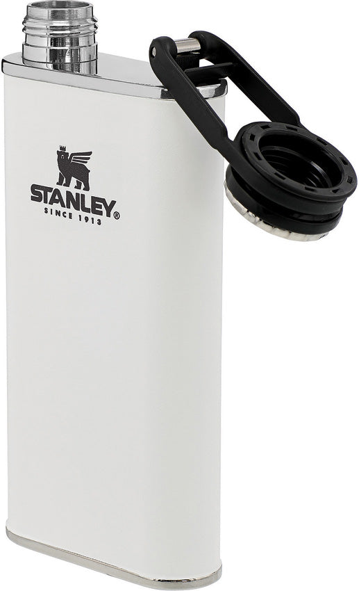 Stanley White Easy-Fill Wide Mouth Stainless 8oz Flask 0837124