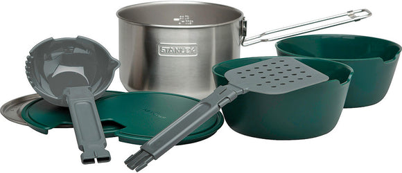 Stanley Camping & Hiking All-In-One Bowl Pot Spatula Outdoor Cooking Set 1715016