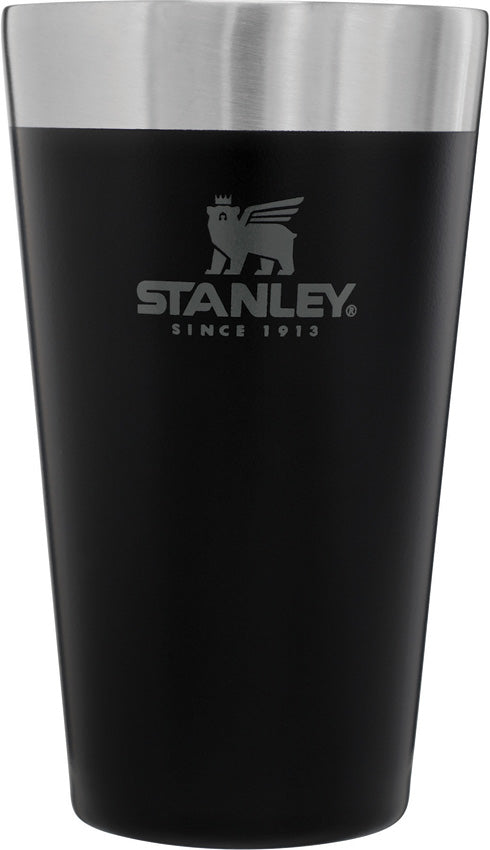 Stanley Black Stainless BPA Free Stacking Beer Pint 16oz 2282053