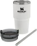 Stanley Quencher White Dishwasher Safe Travel Coffee Tumbler 20oz 2662072