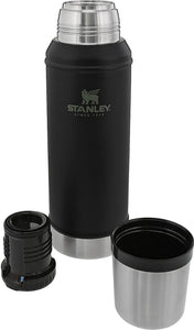 Stanley Black Classic Legendary Dishwasher Safe Stainless Bottle 1.0qt 7932002