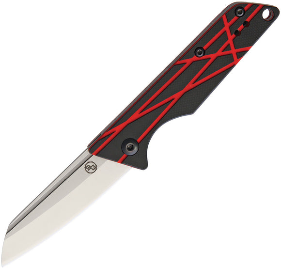 StatGear Ledge Slip Joint Red Folding Pocket Knife 113red