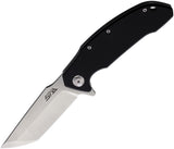 SacTapBang EDC EDC Linerlock Black G10 Folding D2 Steel Pocket D2TBLK