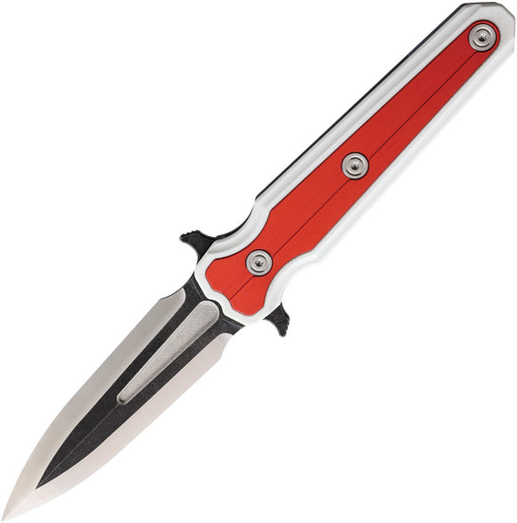 Stedemon DongShan Pocket Knife Linerlock White/Red G10/Aluminum Stainless SRED