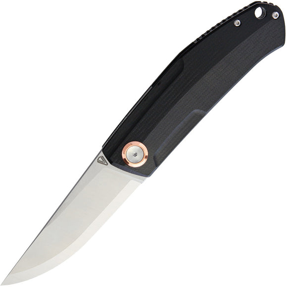 Vouking Knives Stedemon G02 Linerlock Black G10 Folding Pocket Knife g0205