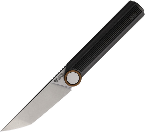 Stedemon NOC MT20 Framelock Black Titanium Folding M390 Pocket Knife T20BLC