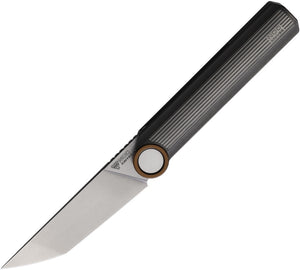 Stedemon NOC MT20 Framelock Gray Titanium Folding M390 Pocket Knife T20GRY