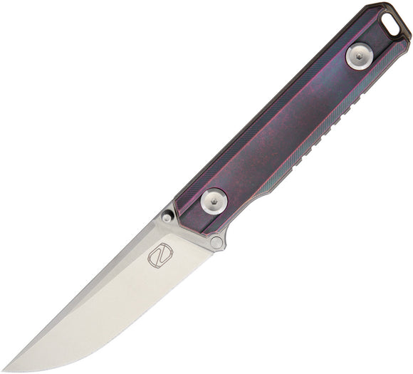 Stedemon Anodized titanium Folding pocket Knife Satin CTS-204P Blade ZKCB025
