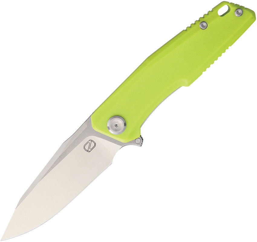 Stedemon Pocket Knife ZKC C02 Linerlock Green G10 Folding 440C Stainle ...