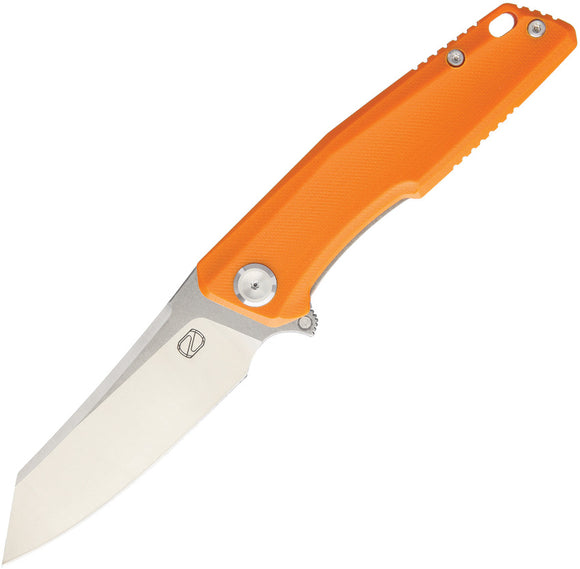 Stedemon Pocket Knife ZKC C02 Linerlock Orange Folding Stainless Tanto KCC027