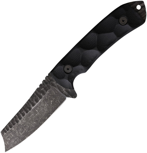 Stroup Knives Desert Fox Black Sculpted G10 1095HC Fixed Blade Knife PDF