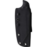 Stroup Knives TU3 Black G10 1095HC Fixed Blade Knife w/ Kydex Sheath PTU3BG10S