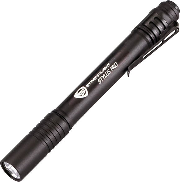 Streamlight Stylus Pro LED Black Smooth Water Resistant Pen Light 66118