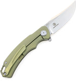 Defcon Condor Framelock Green & Black Folding Bohler M390 Pocket Knife 94002