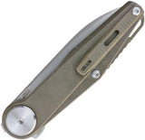 Defcon Fulcrum Leverage Lock Bronze Titanium Folding Bohler M390 Knife T96172