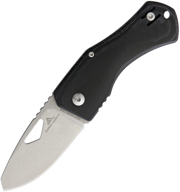 Summit Knife Company Half Dome Framelock Black Folding Knife SUM02