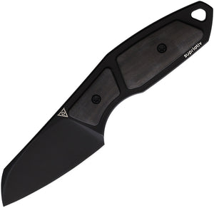 Suprlativ Hella Black Carbon Fiber Bohler M390 Steel Fixed Blade Knife 002