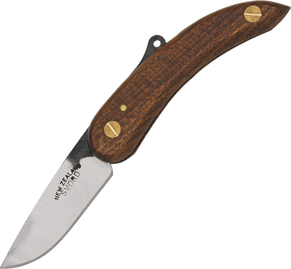 Svord Peasant Brown Wood Handle Swedish High Carbon Tool Steel Folding Knife 132