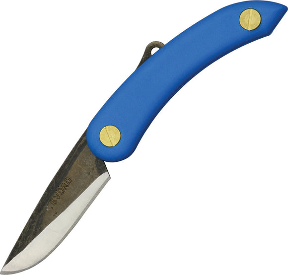 Svord Mini Peasant Blue Handle High Carbon Tool Steel Folding Knife 147