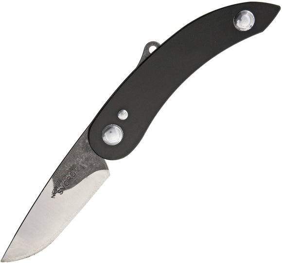 Svord Peasant Black Aluminum Handle High Carbon Tool Steel Folding Knife 160