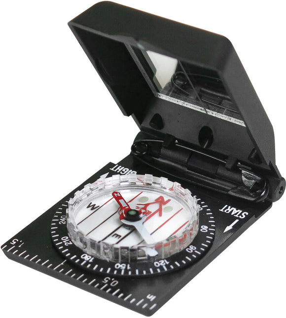 Silva 1-2-3 System Black Waterproof Luminous Mini Compass 