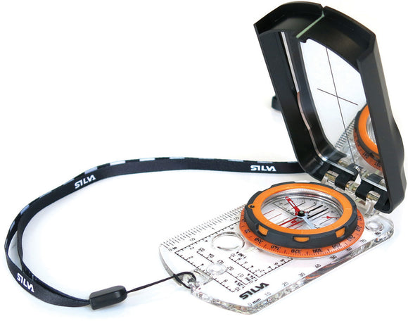 Silva Ranger 2.0 Orange & Black Waterproof Compass w/ Night Use