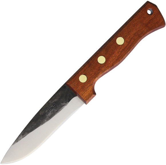 Svord Drop Point Hunter Brown Wood Carbon Steel Fixed Blade Knife DP