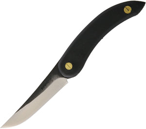 Svord Kiwi Puukko Black Handle 15N20 Stainless Fixed Blade Knife KPUKP