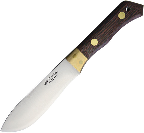 Svord Utility Skinner Wood Handle 15N20 Steel Fixed Blade Knife w/ Sheath US