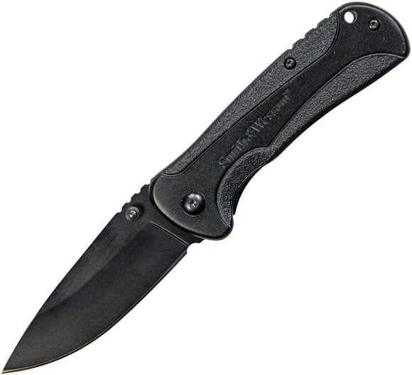 Smith & Wesson Linerlock A/O Black Folding Stainless Steel Pocket Knife 1084304