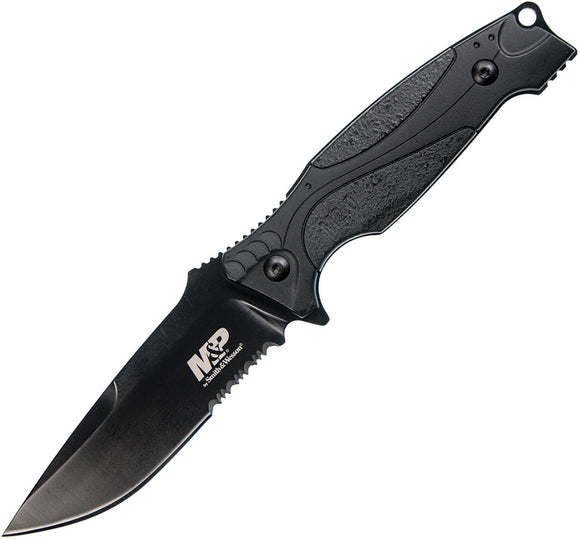 Smith & Wesson Black GFN Stainless Steel Fixed Blade Knife 1085880