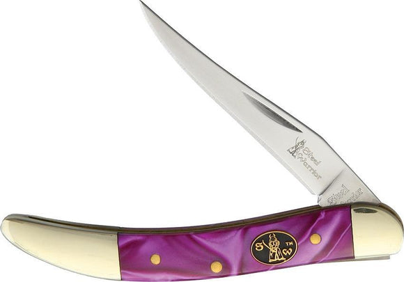 Frost Small Toothpick Grape Purple Steel Warrior Stainless Folding Knife