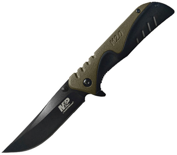 Smith & Wesson M&P Linerlock Black GFN Folding Stainless Pocket Knife 1100042