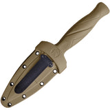 Smith & Wesson Boot Tan Synthetic Stainless Steel Fixed Blade Knife 1100072