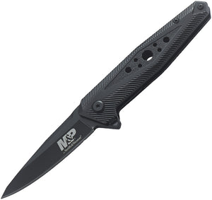 Smith & Wesson M&P Linerlock Black Folding Stainless Pocket Knife 1100074