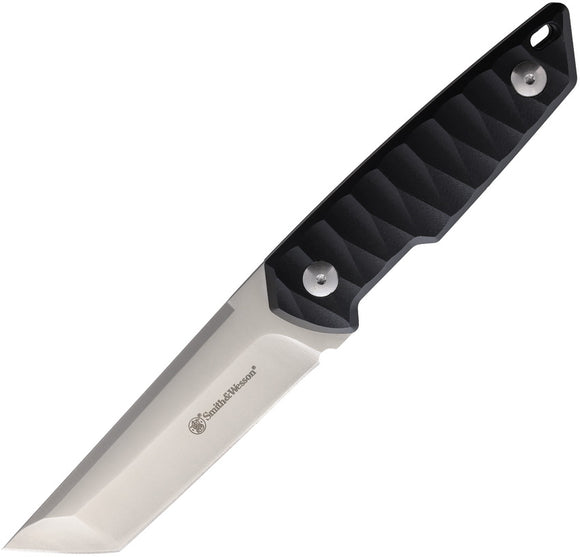 Smith & Wesson 24/7 Black G10 Stainless Steel Tanto Fixed Blade Knife 1147099