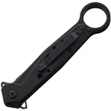 Smith & Wesson Linerlock Black Aluminum Folding Stainless Pocket Knife 1193184