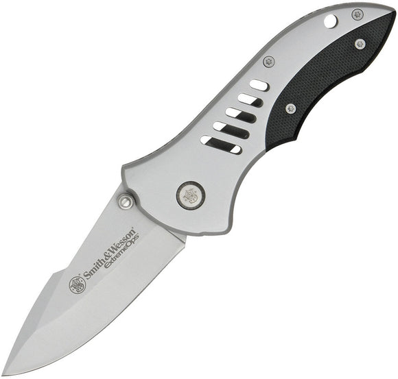 Smith & Wesson Extreme Ops Linerlock Stainless Folding Pocket Knife 5CP