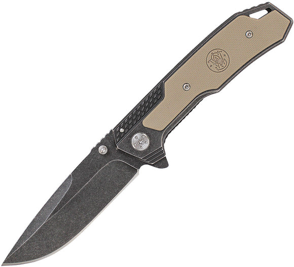 Smith & Wesson Brown G10 Folding 8Cr13MoV Pocket Knife 609