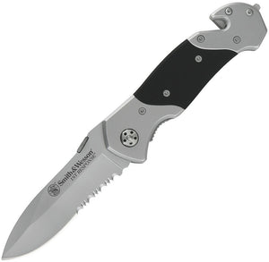 Smith & Wesson First Response Linerlock Stainless/G10 Folding 7Cr17 Knife FRSCPC