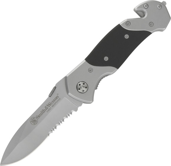 Smith & Wesson First Response Folder Stainless Folding Spey Pt Pocket Knife FRS
