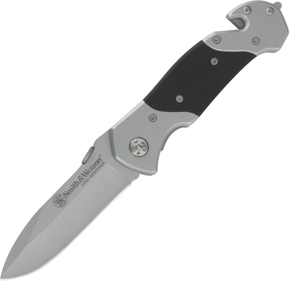 Smith & Wesson First Response Folder Stainless Folding Spey Pt Pocket Knife FR