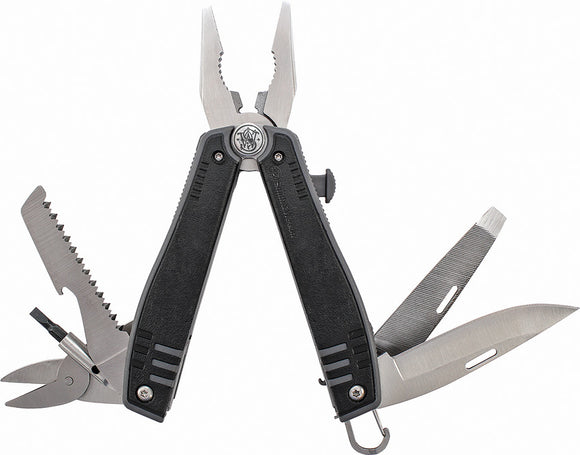 Smith & Wesson Spring Loaded Pliers Knife Screwdriver Folding Multitool MT2CP