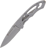 Smith & Wesson CK400L & Lighter Combo Stainless Folding Pocket Knife 1200651